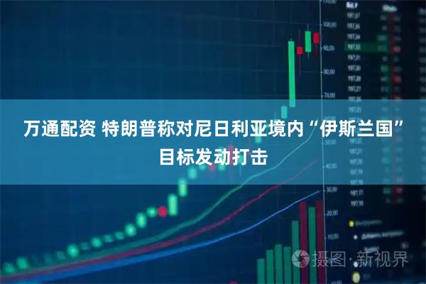 万通配资 特朗普称对尼日利亚境内“伊斯兰国”目标发动打击