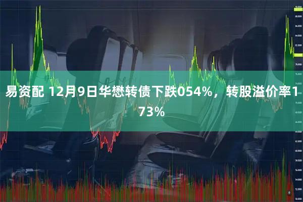 易资配 12月9日华懋转债下跌054%，转股溢价率173%